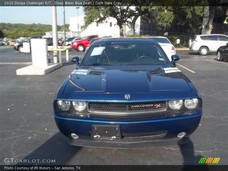 Deep Water Blue Pearl / Dark Slate Gray 2010 Dodge Challenger R/T