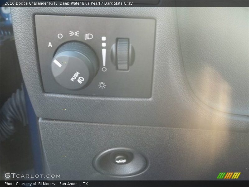 Deep Water Blue Pearl / Dark Slate Gray 2010 Dodge Challenger R/T