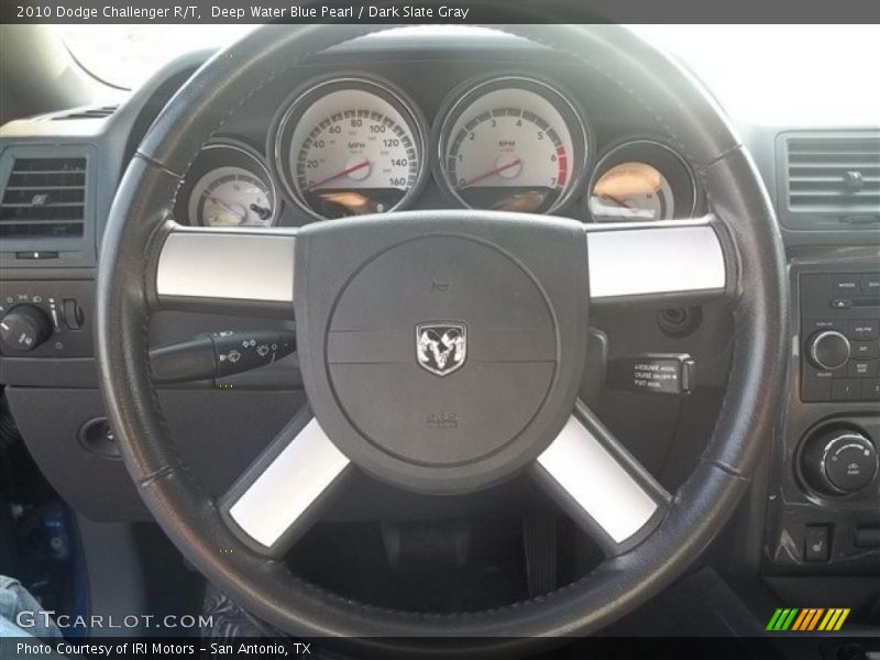 Deep Water Blue Pearl / Dark Slate Gray 2010 Dodge Challenger R/T