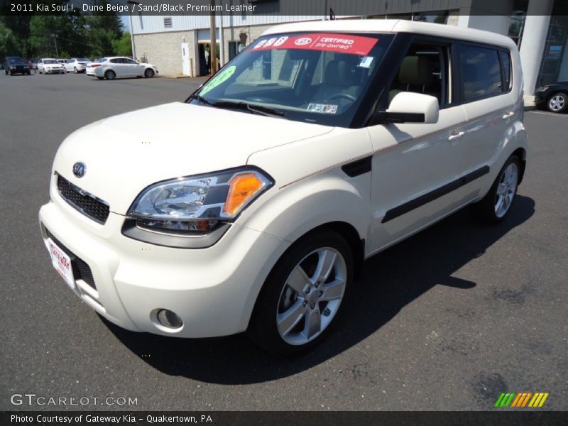 Dune Beige / Sand/Black Premium Leather 2011 Kia Soul !