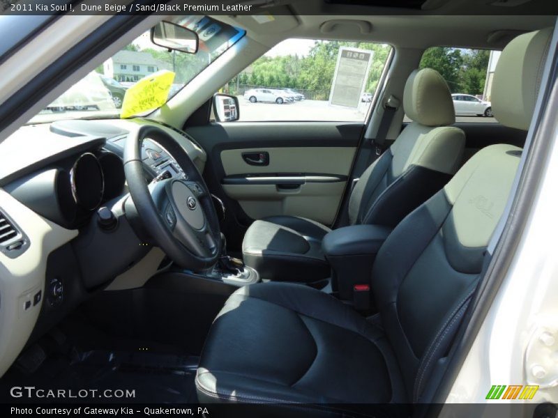 Dune Beige / Sand/Black Premium Leather 2011 Kia Soul !