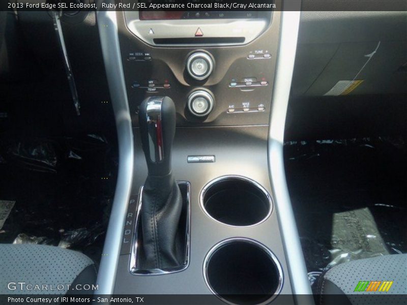 Ruby Red / SEL Appearance Charcoal Black/Gray Alcantara 2013 Ford Edge SEL EcoBoost