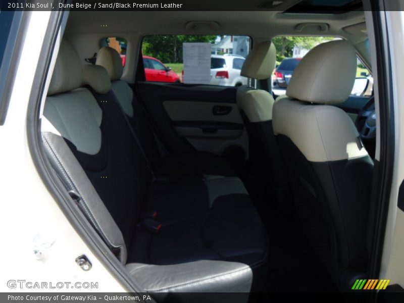 Dune Beige / Sand/Black Premium Leather 2011 Kia Soul !