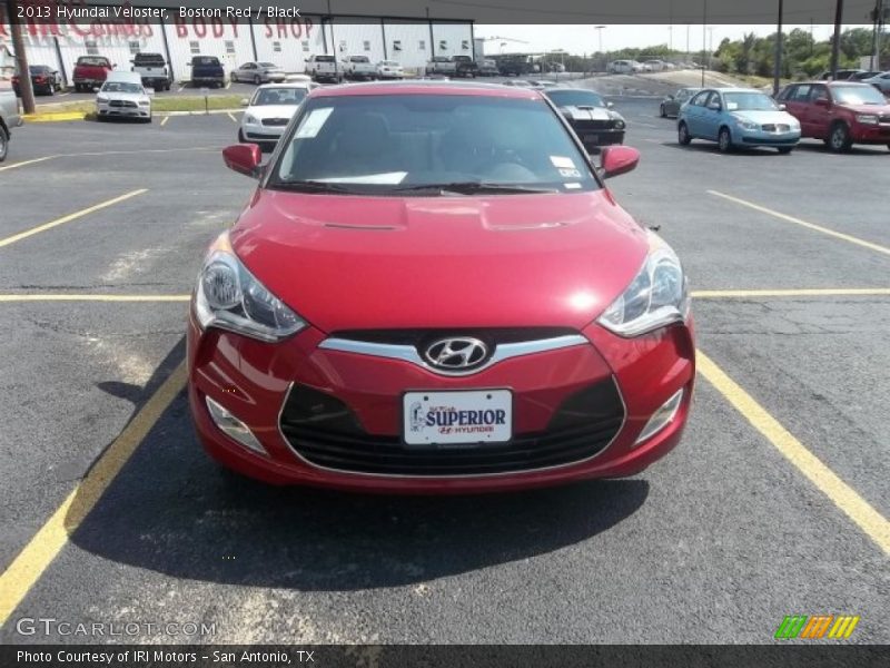 Boston Red / Black 2013 Hyundai Veloster