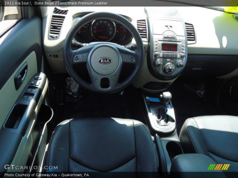 Dune Beige / Sand/Black Premium Leather 2011 Kia Soul !
