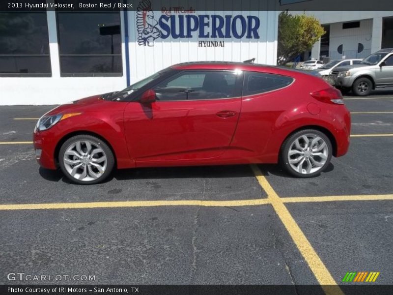 Boston Red / Black 2013 Hyundai Veloster