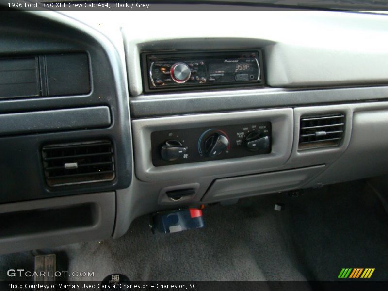 Black / Grey 1996 Ford F350 XLT Crew Cab 4x4
