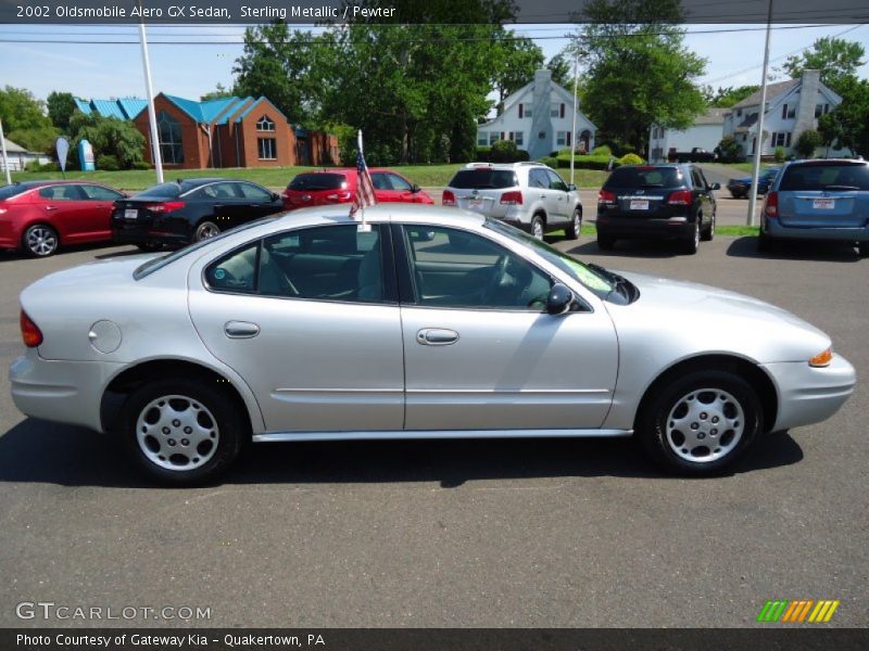 Sterling Metallic / Pewter 2002 Oldsmobile Alero GX Sedan