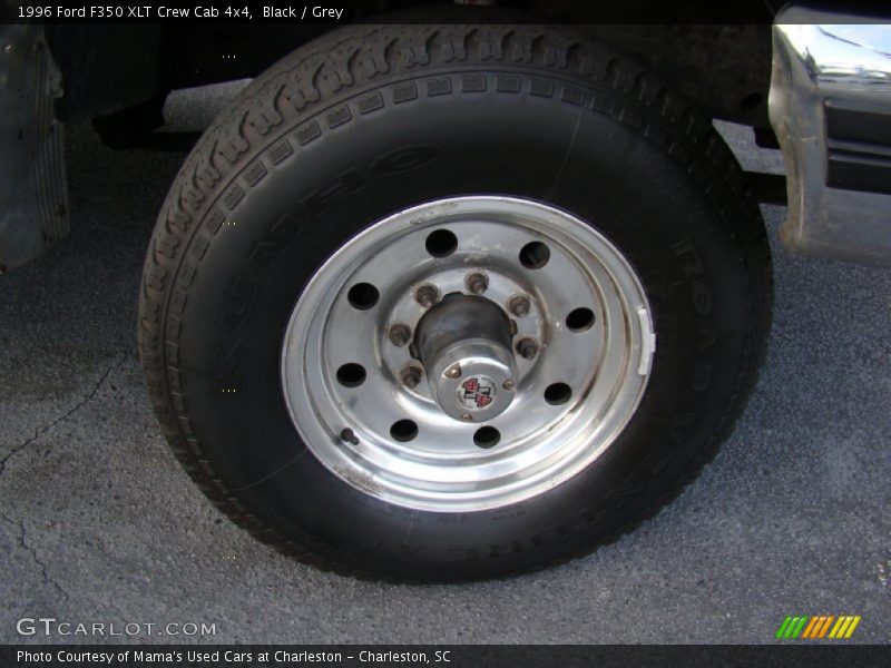 Black / Grey 1996 Ford F350 XLT Crew Cab 4x4