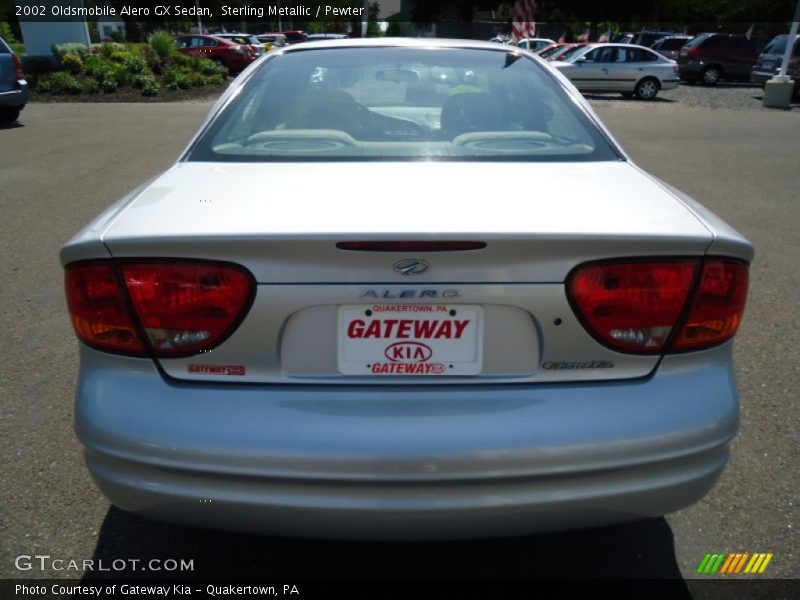 Sterling Metallic / Pewter 2002 Oldsmobile Alero GX Sedan