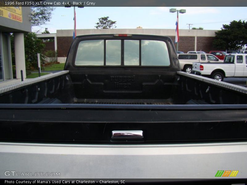 Black / Grey 1996 Ford F350 XLT Crew Cab 4x4