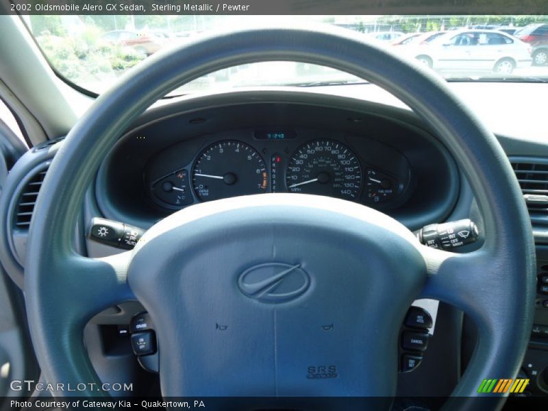 Sterling Metallic / Pewter 2002 Oldsmobile Alero GX Sedan