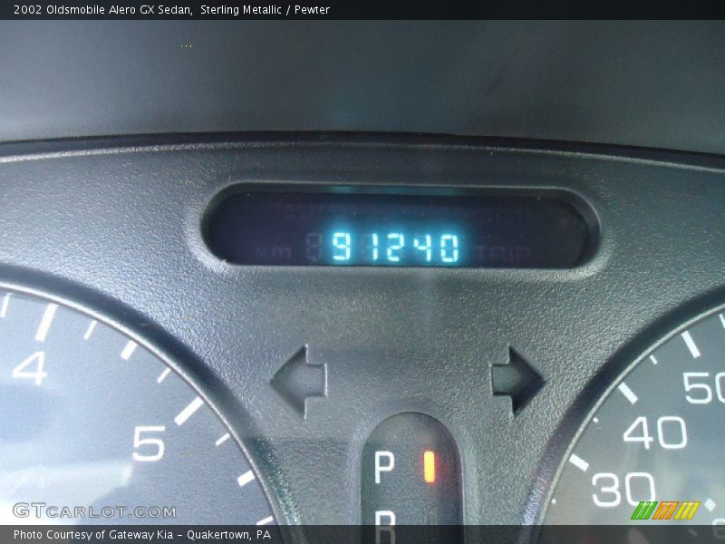 Sterling Metallic / Pewter 2002 Oldsmobile Alero GX Sedan