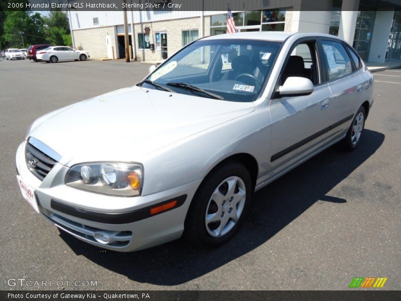 Sterling Silver / Gray 2006 Hyundai Elantra GLS Hatchback