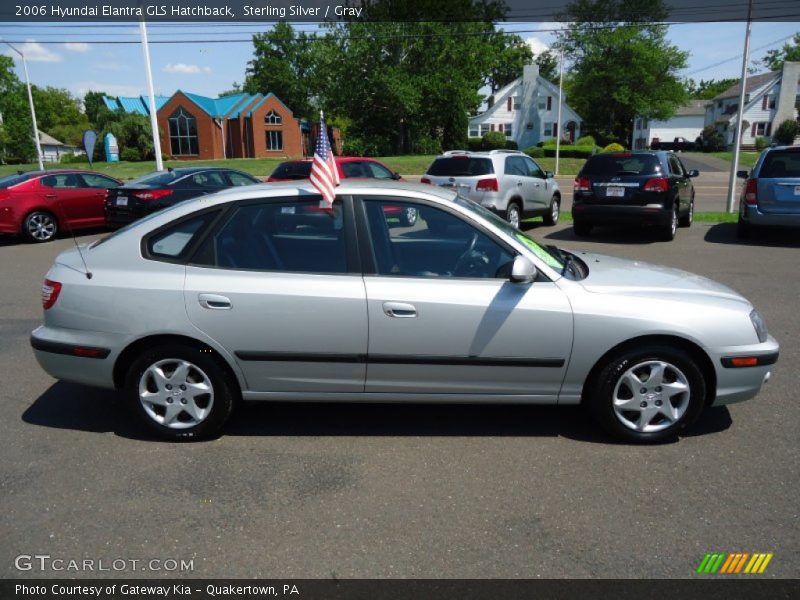 Sterling Silver / Gray 2006 Hyundai Elantra GLS Hatchback