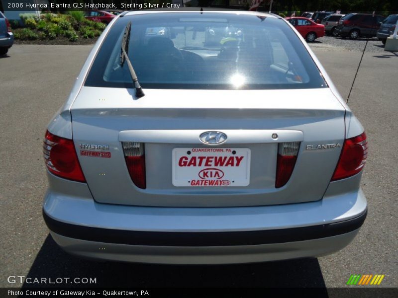 Sterling Silver / Gray 2006 Hyundai Elantra GLS Hatchback