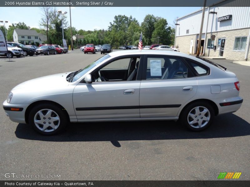 Sterling Silver / Gray 2006 Hyundai Elantra GLS Hatchback
