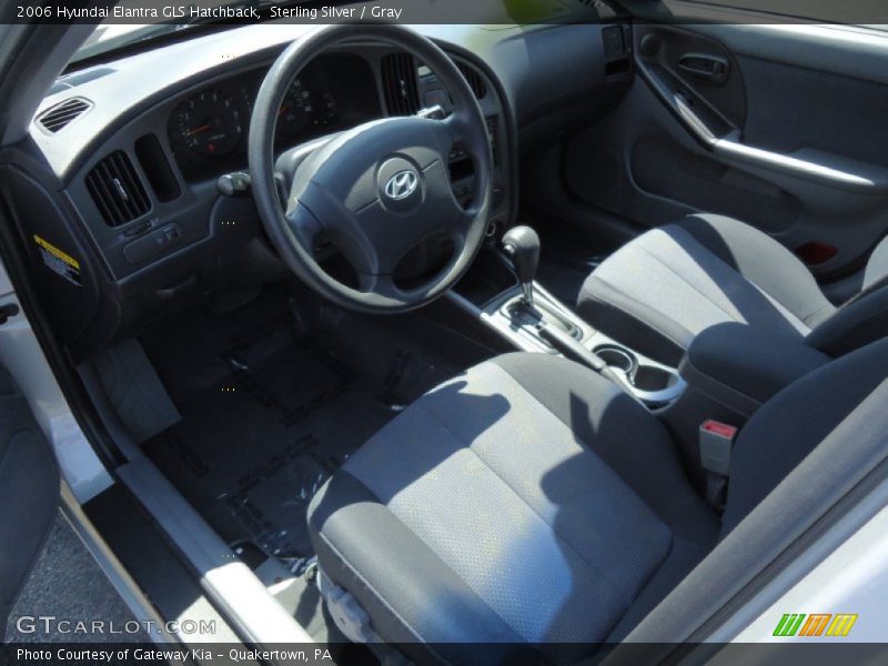 Sterling Silver / Gray 2006 Hyundai Elantra GLS Hatchback