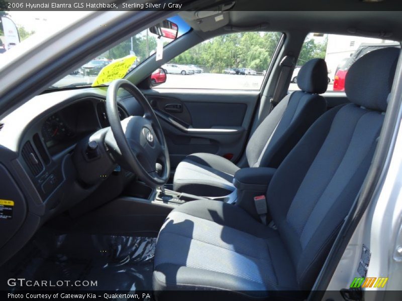 Sterling Silver / Gray 2006 Hyundai Elantra GLS Hatchback