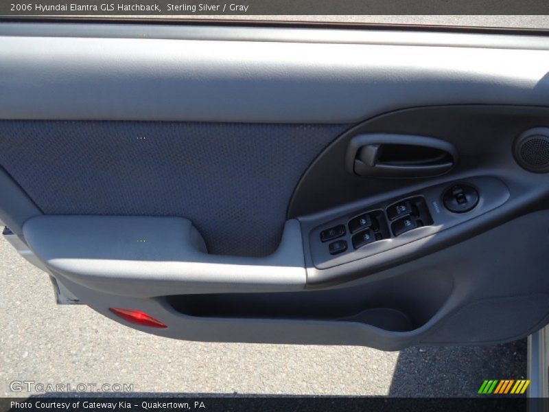 Sterling Silver / Gray 2006 Hyundai Elantra GLS Hatchback