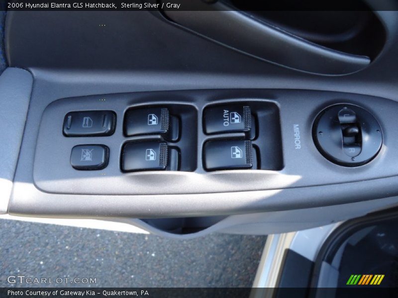Sterling Silver / Gray 2006 Hyundai Elantra GLS Hatchback