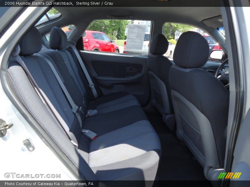 Sterling Silver / Gray 2006 Hyundai Elantra GLS Hatchback