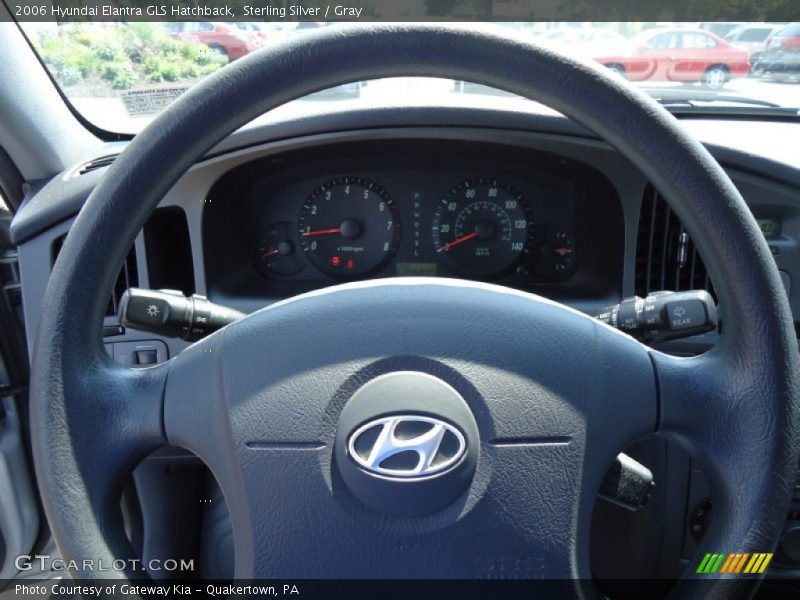 Sterling Silver / Gray 2006 Hyundai Elantra GLS Hatchback