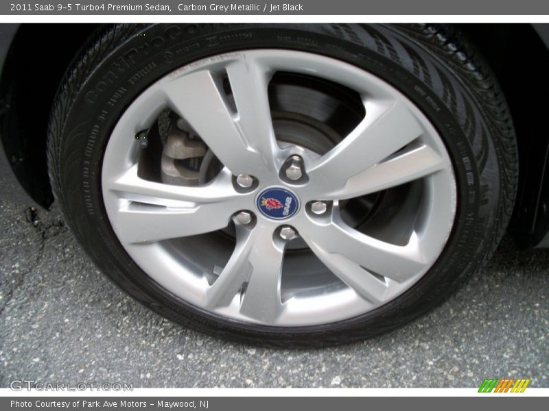 Carbon Grey Metallic / Jet Black 2011 Saab 9-5 Turbo4 Premium Sedan
