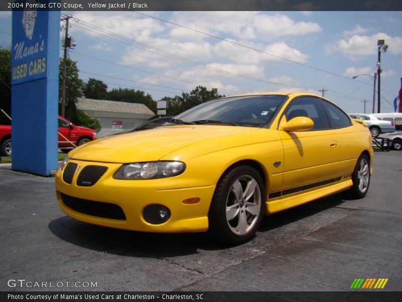 Yellow Jacket / Black 2004 Pontiac GTO Coupe