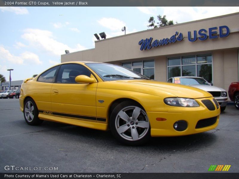 Yellow Jacket / Black 2004 Pontiac GTO Coupe