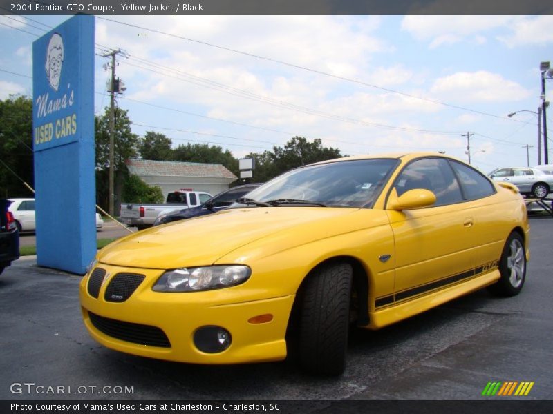 Yellow Jacket / Black 2004 Pontiac GTO Coupe