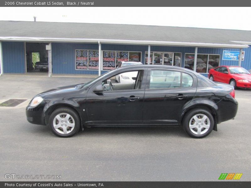Black / Neutral 2006 Chevrolet Cobalt LS Sedan