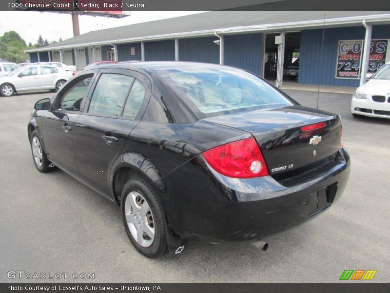 Black / Neutral 2006 Chevrolet Cobalt LS Sedan