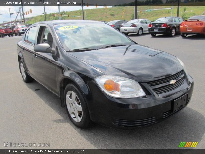 Black / Neutral 2006 Chevrolet Cobalt LS Sedan
