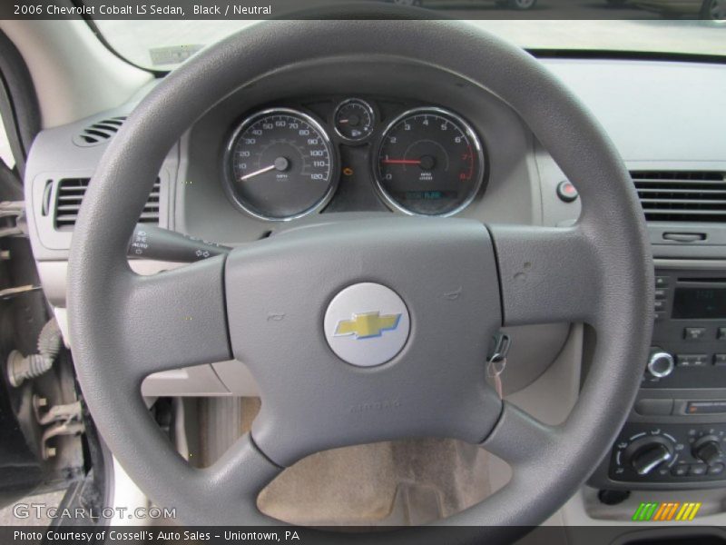 Black / Neutral 2006 Chevrolet Cobalt LS Sedan