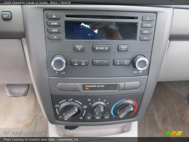 Black / Neutral 2006 Chevrolet Cobalt LS Sedan