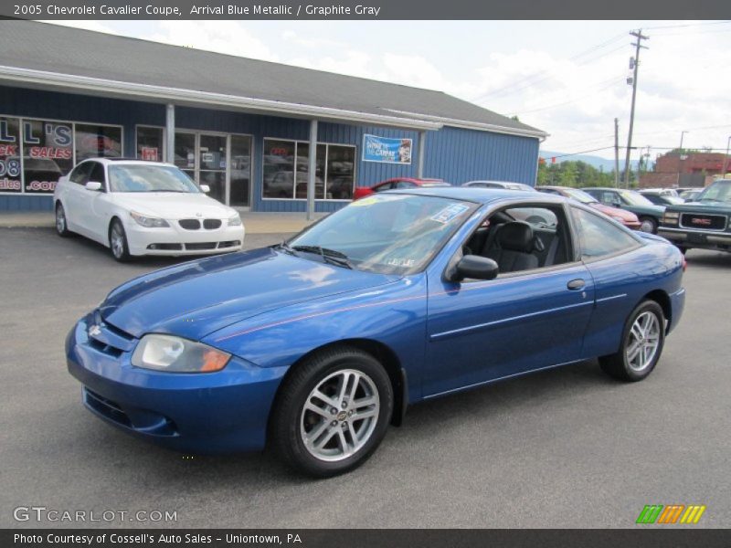 Arrival Blue Metallic / Graphite Gray 2005 Chevrolet Cavalier Coupe