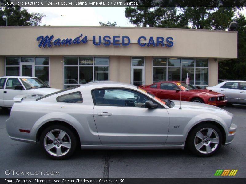 Satin Silver Metallic / Dark Charcoal 2006 Ford Mustang GT Deluxe Coupe