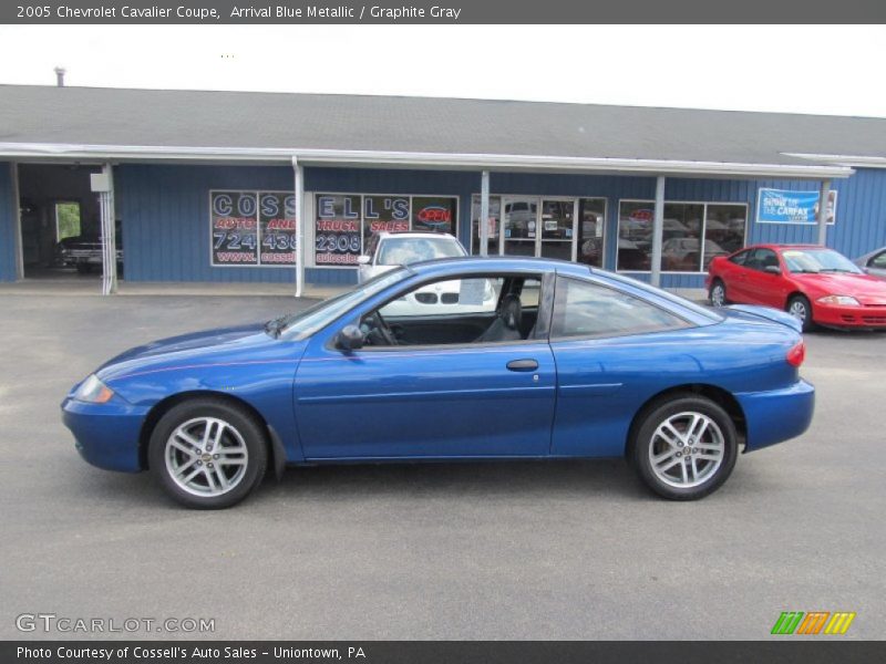 Arrival Blue Metallic / Graphite Gray 2005 Chevrolet Cavalier Coupe