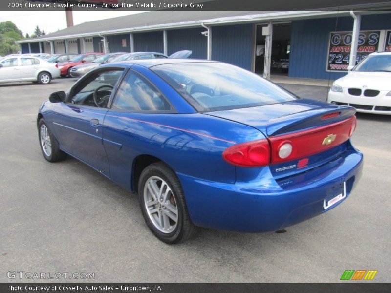 Arrival Blue Metallic / Graphite Gray 2005 Chevrolet Cavalier Coupe