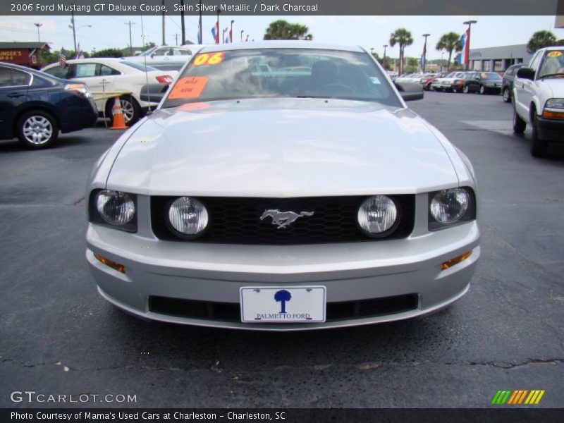 Satin Silver Metallic / Dark Charcoal 2006 Ford Mustang GT Deluxe Coupe