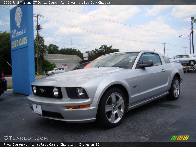 Satin Silver Metallic / Dark Charcoal 2006 Ford Mustang GT Deluxe Coupe