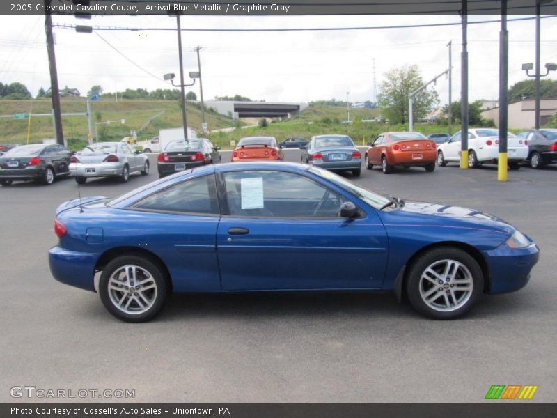 Arrival Blue Metallic / Graphite Gray 2005 Chevrolet Cavalier Coupe