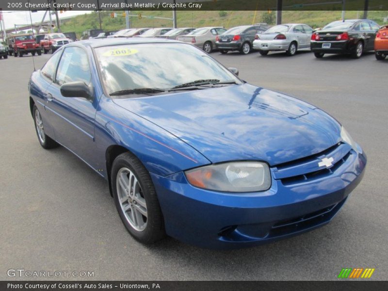 Arrival Blue Metallic / Graphite Gray 2005 Chevrolet Cavalier Coupe