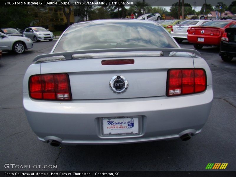 Satin Silver Metallic / Dark Charcoal 2006 Ford Mustang GT Deluxe Coupe