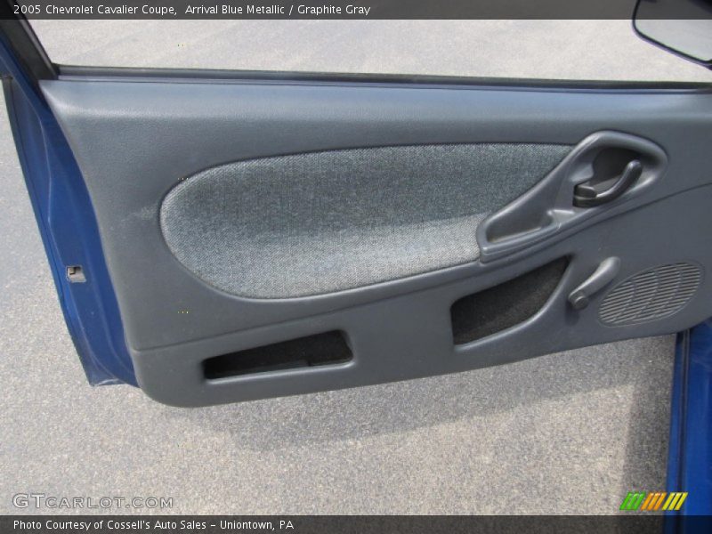 Arrival Blue Metallic / Graphite Gray 2005 Chevrolet Cavalier Coupe