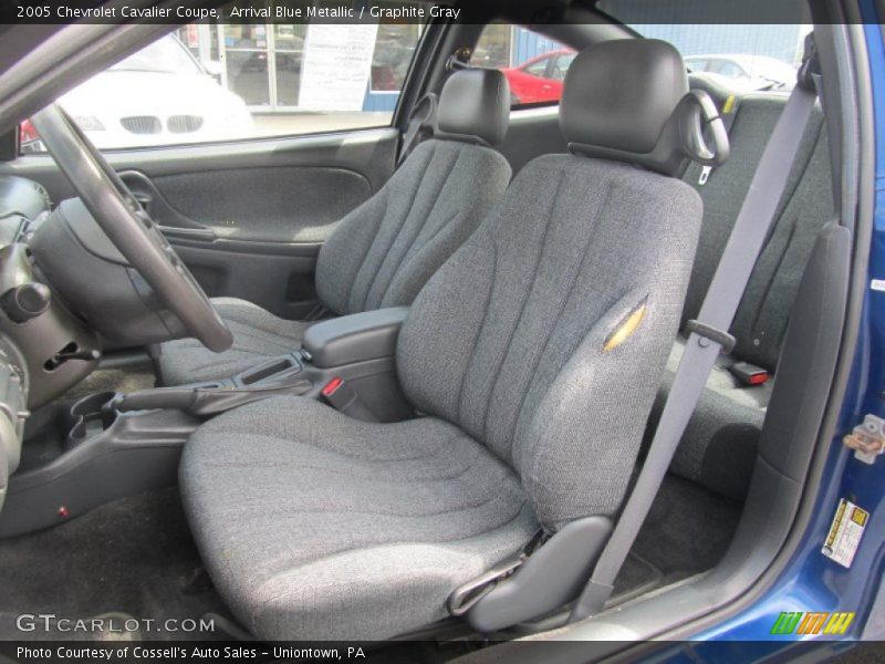 Arrival Blue Metallic / Graphite Gray 2005 Chevrolet Cavalier Coupe