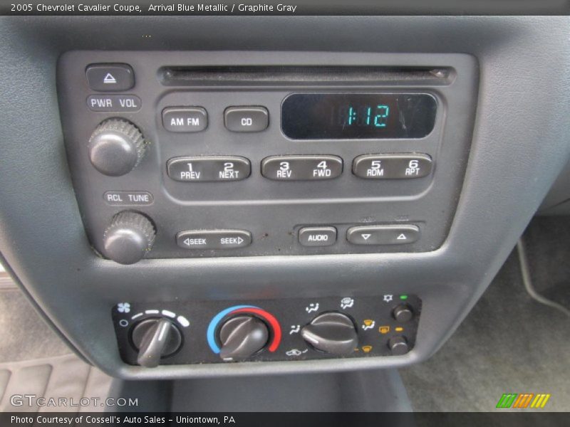 Arrival Blue Metallic / Graphite Gray 2005 Chevrolet Cavalier Coupe