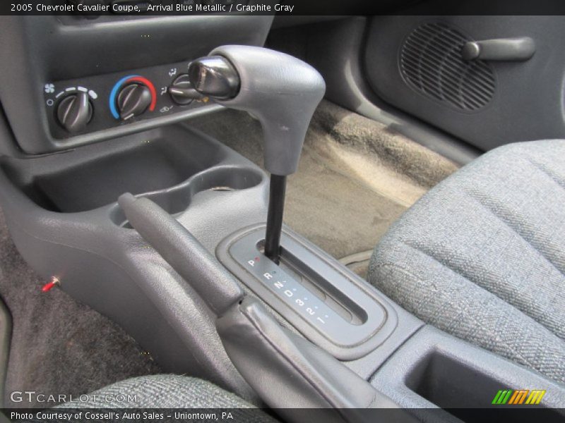 Arrival Blue Metallic / Graphite Gray 2005 Chevrolet Cavalier Coupe