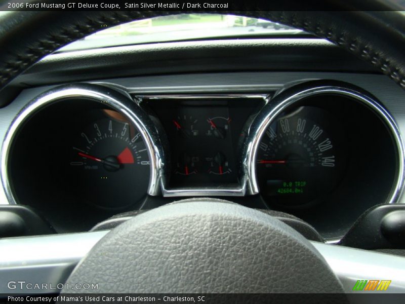 Satin Silver Metallic / Dark Charcoal 2006 Ford Mustang GT Deluxe Coupe